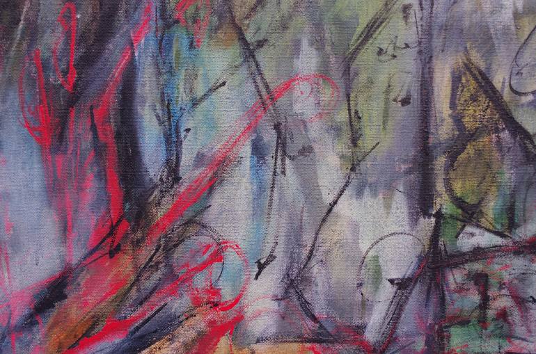 Original Abstract Expressionism Abstract Painting by Bogdan Bocanete