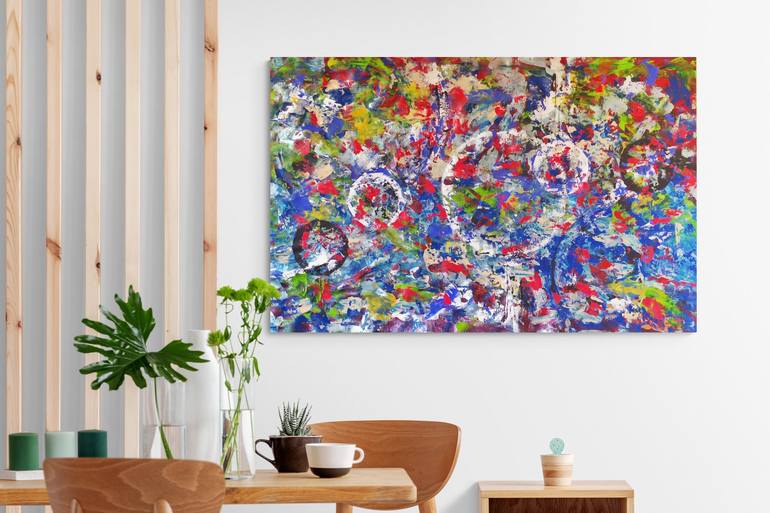 Original Abstract Painting by Bogdan Bocanete