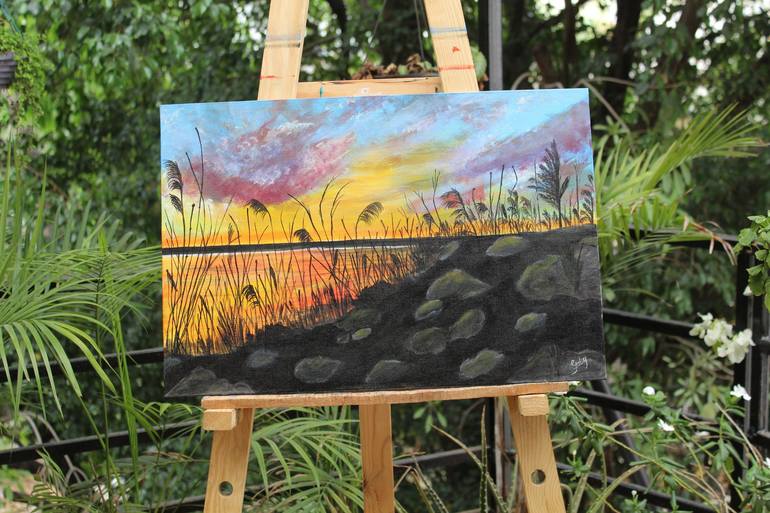 Original Landscape Painting by Creations by Geeta