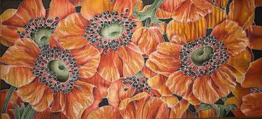 Print of Art Deco Floral Paintings by Tetiana Vlasenko