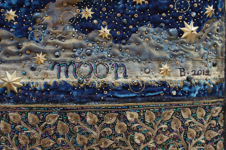 Original Art Deco Light Collage by Tetiana Vlasenko