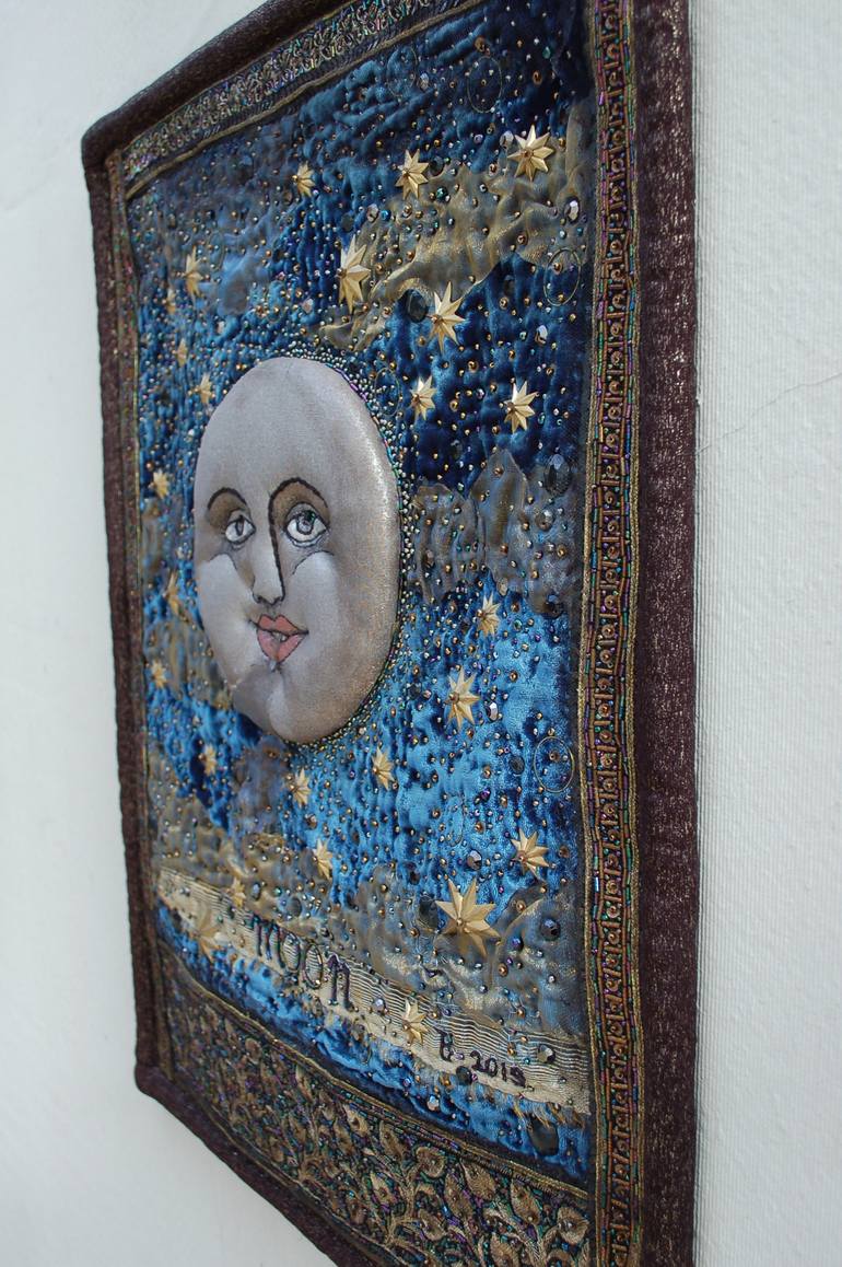 Original Art Deco Light Collage by Tetiana Vlasenko