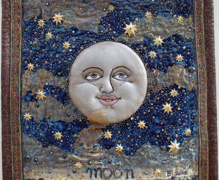 Original Art Deco Light Collage by Tetiana Vlasenko