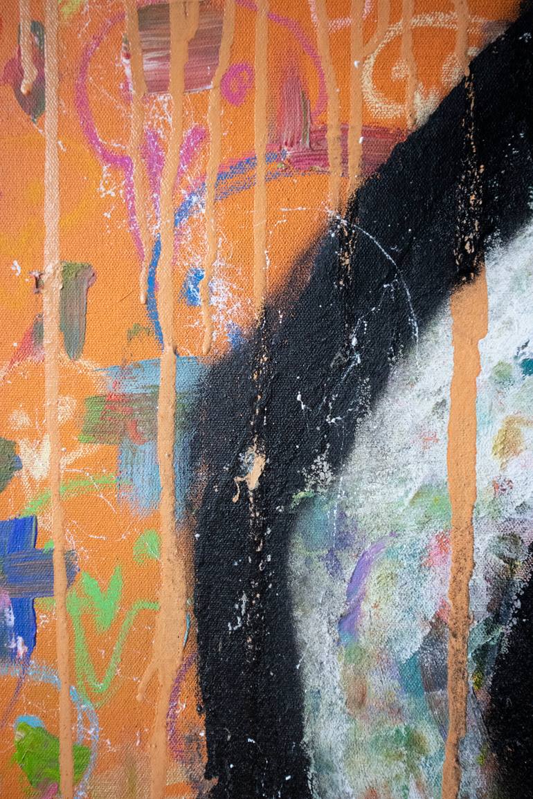 Original Abstract Expressionism Abstract Painting by Max Remniovas
