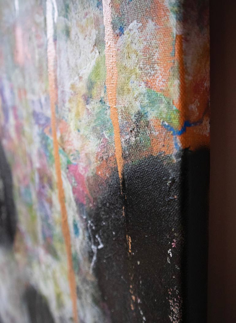 Original Abstract Expressionism Abstract Painting by Max Remniovas