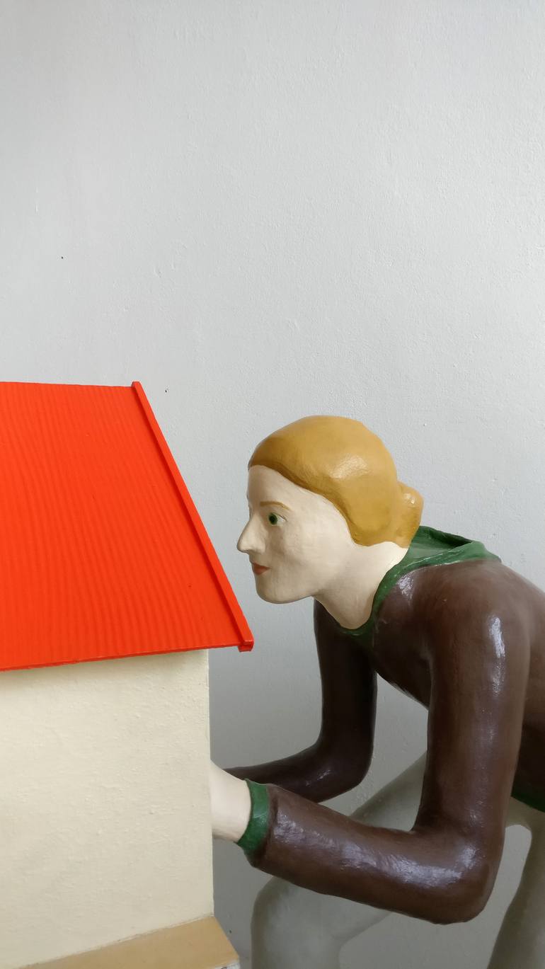 Original Conceptual Comics Sculpture by Mc Krell