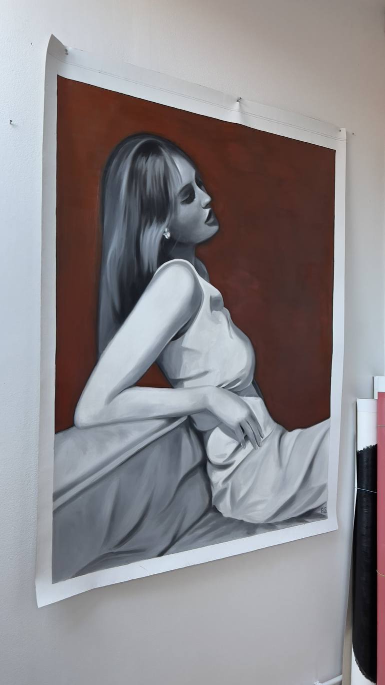 Original Fine Art Portrait Painting by Filip Gherghisan