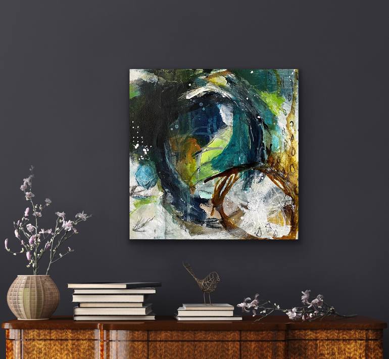 Original Abstract Expressionism Abstract Painting by Jen Dawson