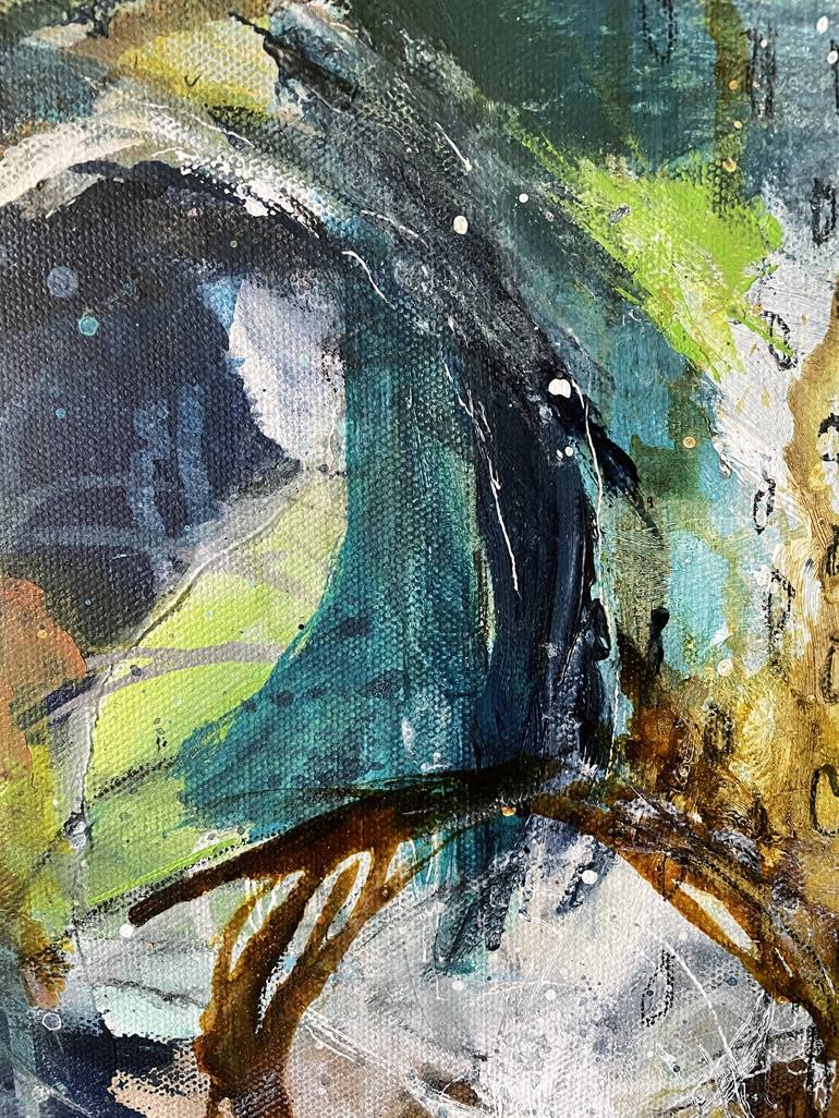 Original Abstract Expressionism Abstract Painting by Jen Dawson