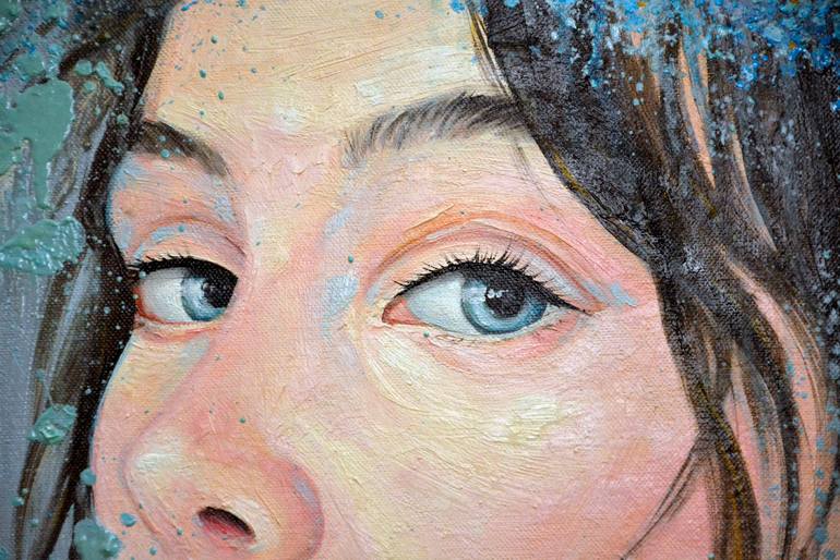 Original Contemporary Women Painting by Ioan Muresan