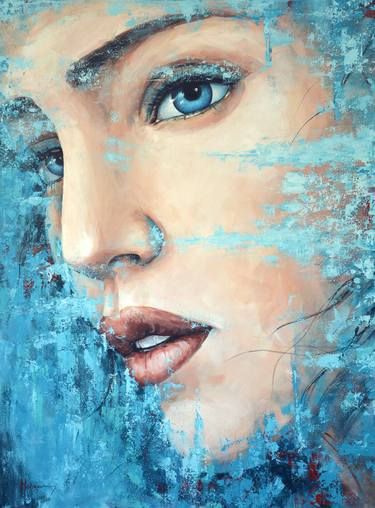 Original Abstract Portrait Paintings by Ioan Muresan