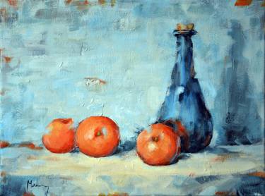 Original Fine Art Still Life Painting by Ioan Muresan