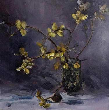 Print of Realism Floral Paintings by Iryna Yankouskaya