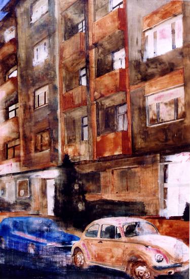 Print of Automobile Paintings by Diego Scursatone