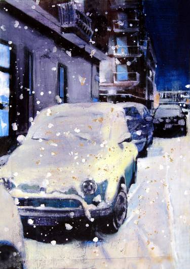 Print of Documentary Automobile Paintings by Diego Scursatone