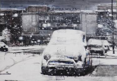 Print of Documentary Automobile Paintings by Diego Scursatone