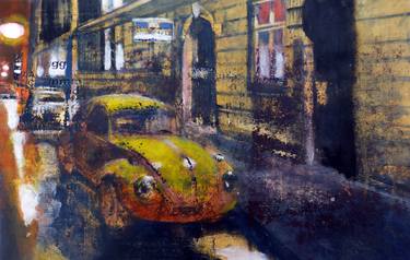 Print of Car Paintings by Diego Scursatone