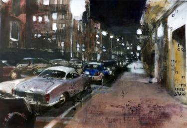 Original Figurative Cities Paintings by Diego Scursatone