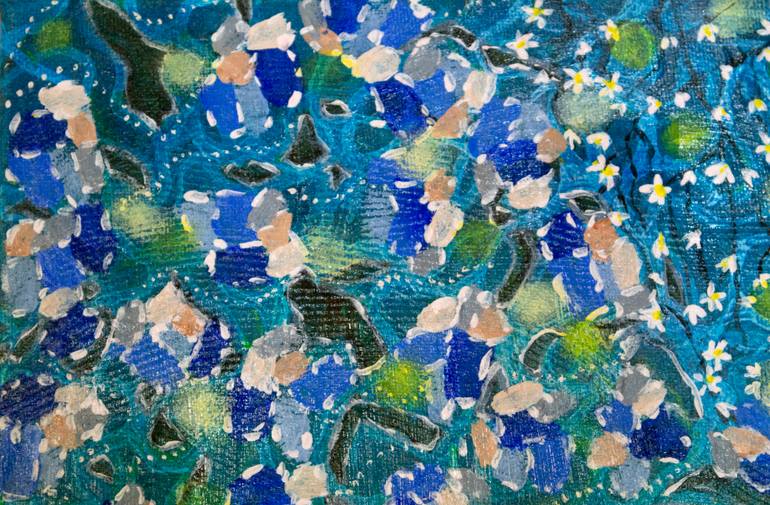 Original Abstract Expressionism Water Painting by Trish Bailey