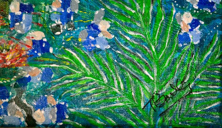 Original Abstract Expressionism Water Painting by Trish Bailey