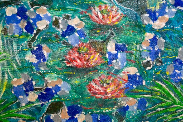 Original Abstract Expressionism Water Painting by Trish Bailey