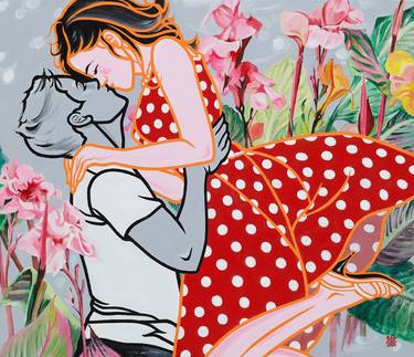 Original Conceptual Love Paintings by Kangnam Cho