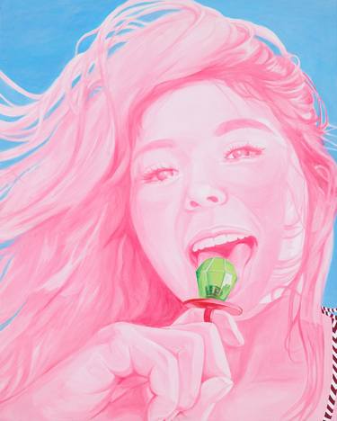 Original Pop Art Women Paintings by Kangnam Cho