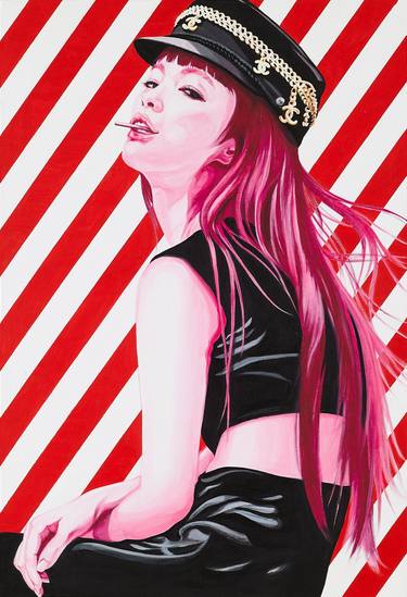 Original Pop Art Women Paintings by Kangnam Cho