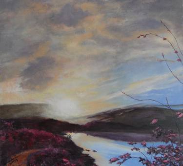 Original Impressionism Landscape Painting by Cassandra Puren