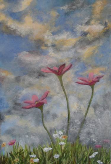 Original Conceptual Nature Painting by Cassandra Puren
