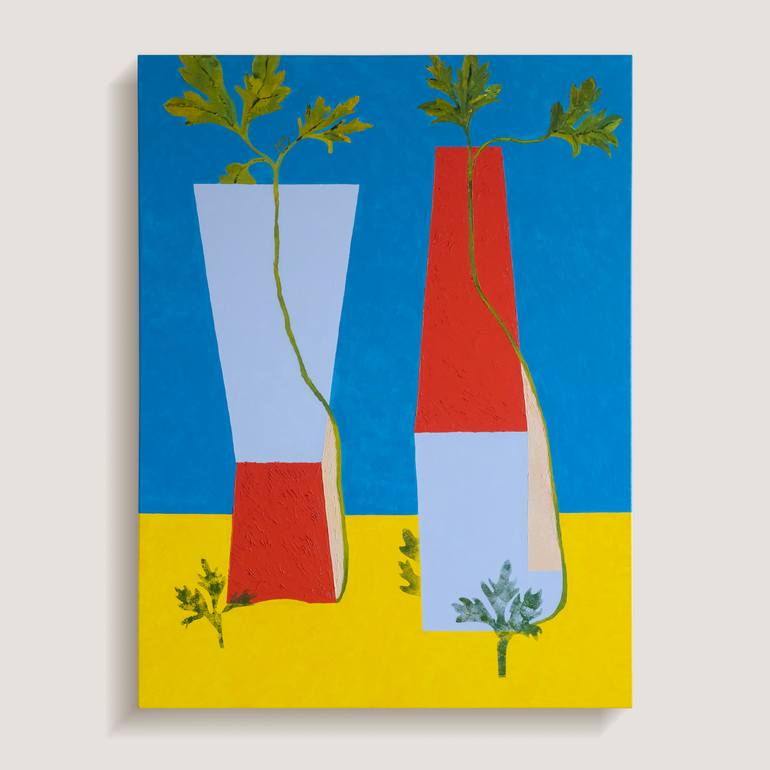 Original Abstract Painting by Mari Zeltsman