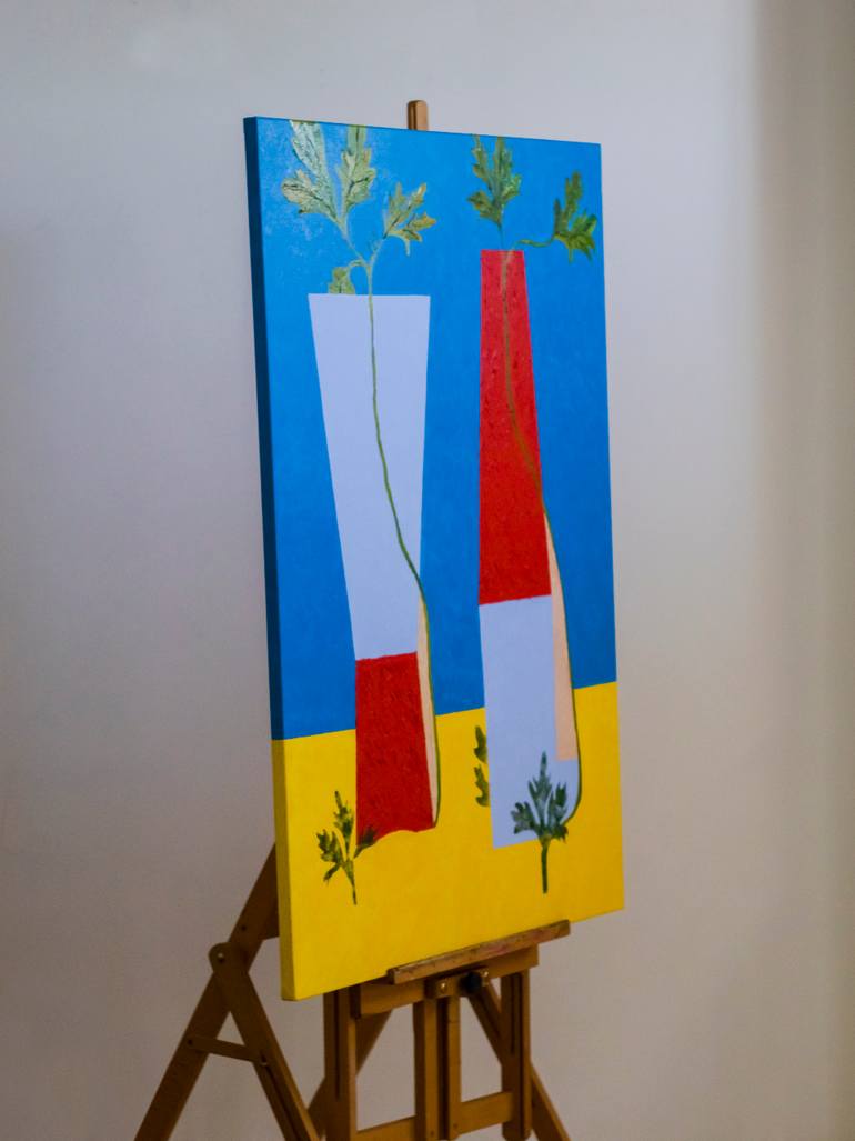 Original Abstract Painting by Mari Zeltsman