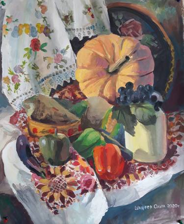 Print of Figurative Still Life Paintings by Olga Shlifer