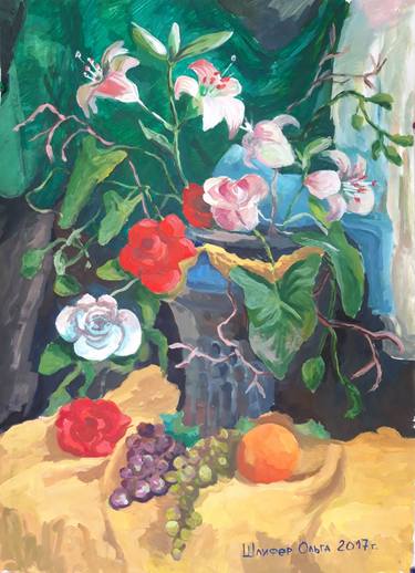 Print of Figurative Still Life Paintings by Olga Shlifer