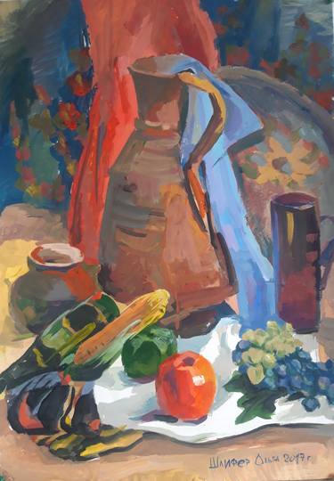 Print of Figurative Still Life Paintings by Olga Shlifer