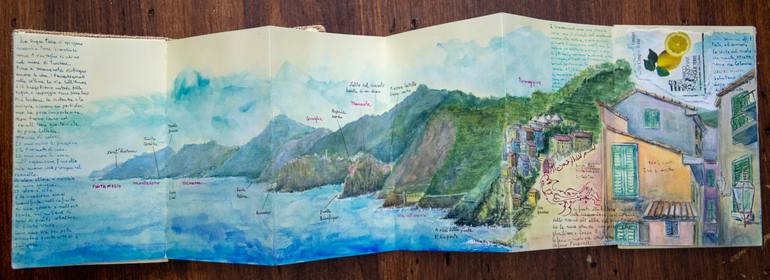 Original Impressionism Travel Painting by Stefano Zamblera