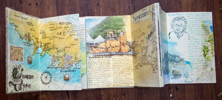 Original Impressionism Travel Painting by Stefano Zamblera