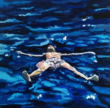 Print of Figurative Water Paintings by emanuele cacciatore