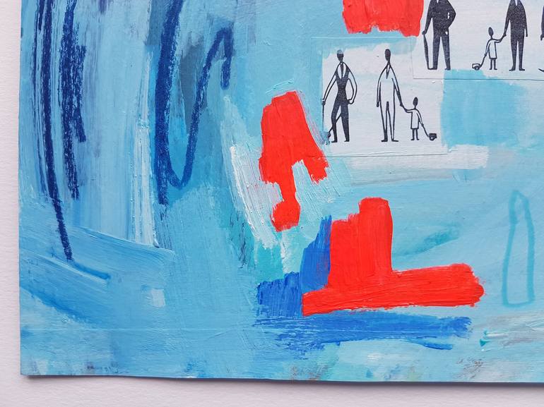 Original Abstract Expressionism Abstract Painting by Natalie Parsons