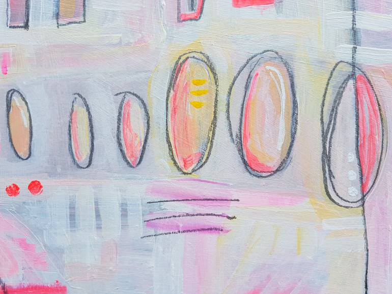 Original Abstract Expressionism Abstract Painting by Natalie Parsons