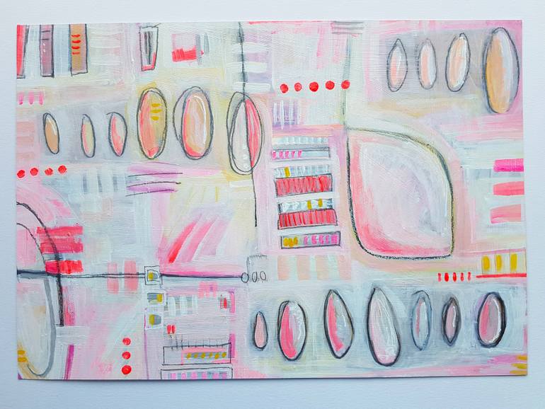 Original Abstract Expressionism Abstract Painting by Natalie Parsons
