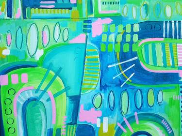 Original Abstract Paintings by Natalie Parsons