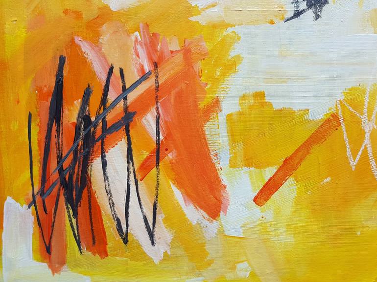 Original Abstract Expressionism Abstract Painting by Natalie Parsons