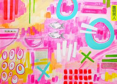 Original Abstract Cuisine Paintings by Natalie Parsons