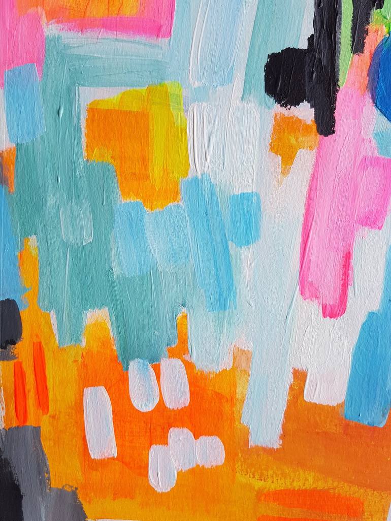 Original Abstract Expressionism Abstract Painting by Natalie Parsons