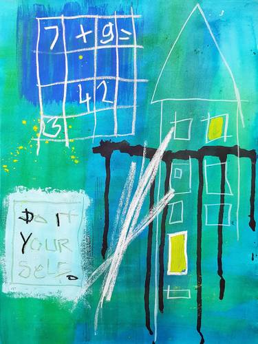 Print of Abstract Home Paintings by Natalie Parsons