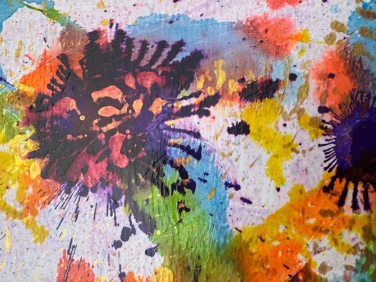 Original Abstract Expressionism Music Painting by Steve Behmke