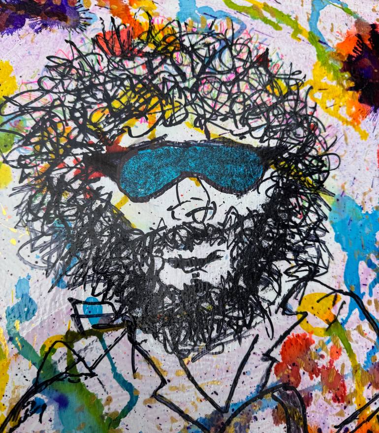 Original Abstract Expressionism Music Painting by Steve Behmke