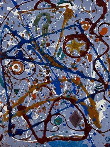Original Abstract Expressionism Abstract Paintings by Steve Behmke