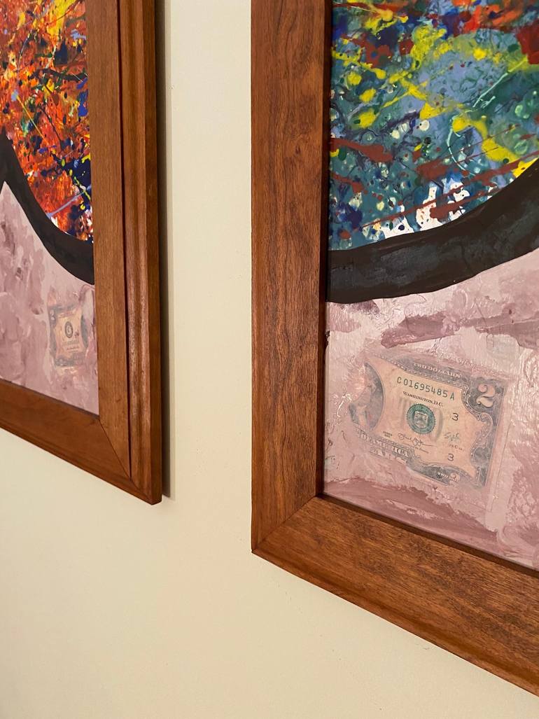 Original Abstract Expressionism Abstract Painting by Steve Behmke